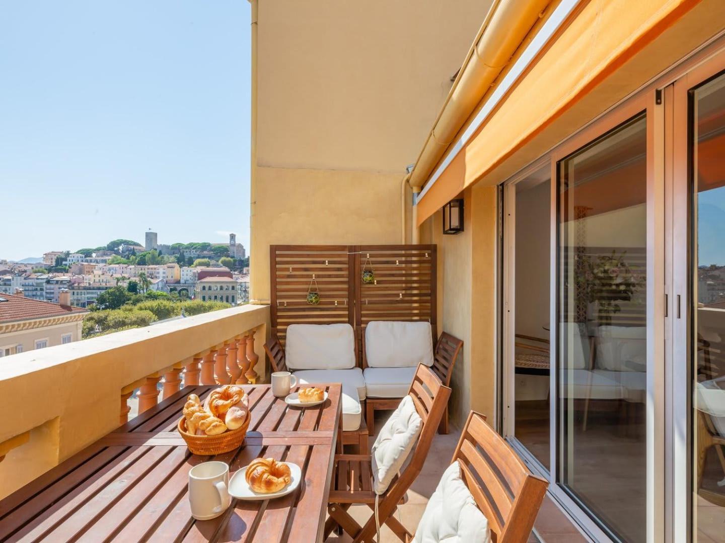 Apartment Le Voilier Avec Terrasse Panoramique Vue Et Port, Proche Du Palais, Croisette Et Plages