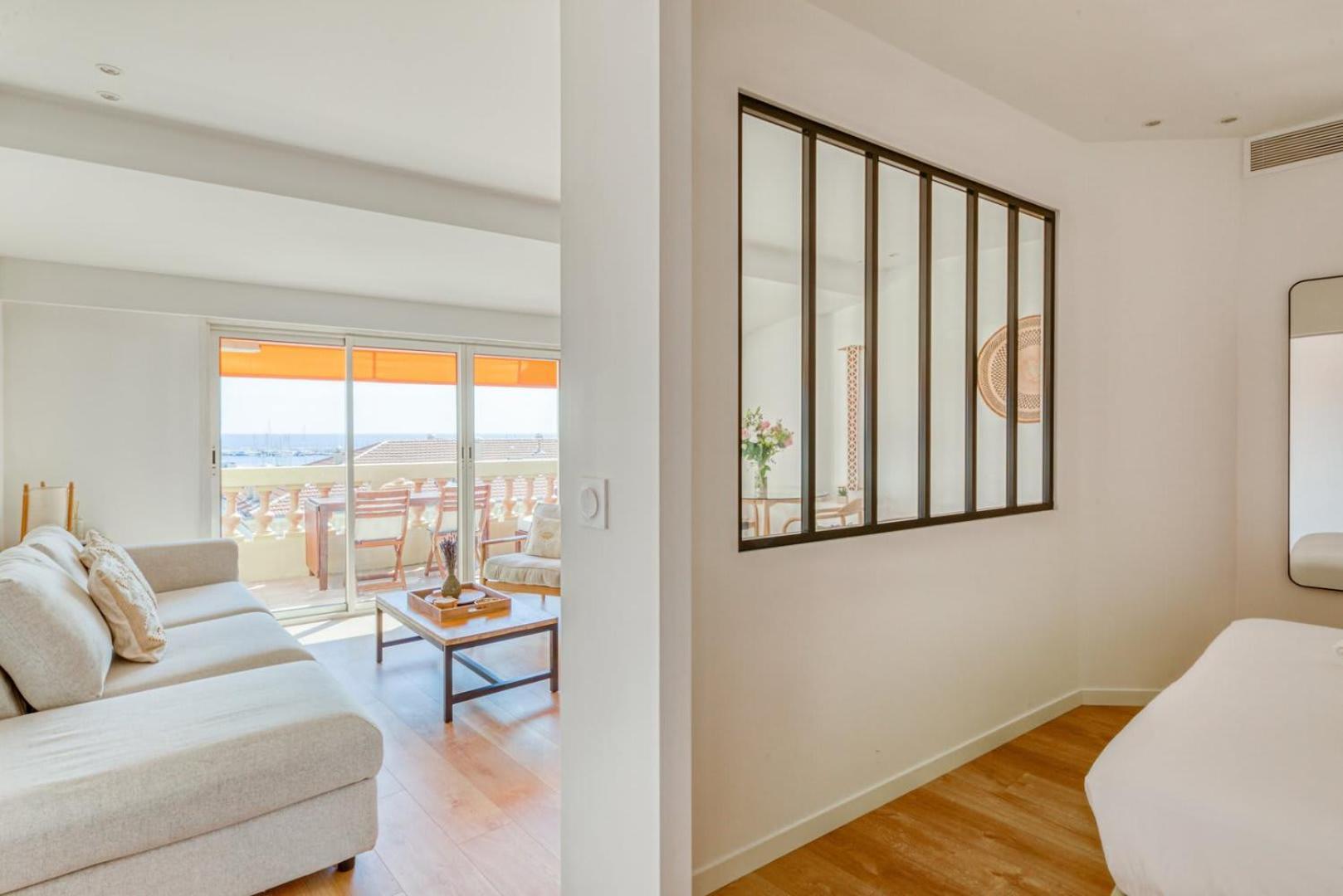 Le Voilier Avec Terrasse Panoramique Vue Et Port, Proche Du Palais, Croisette Et Plages Apartment
